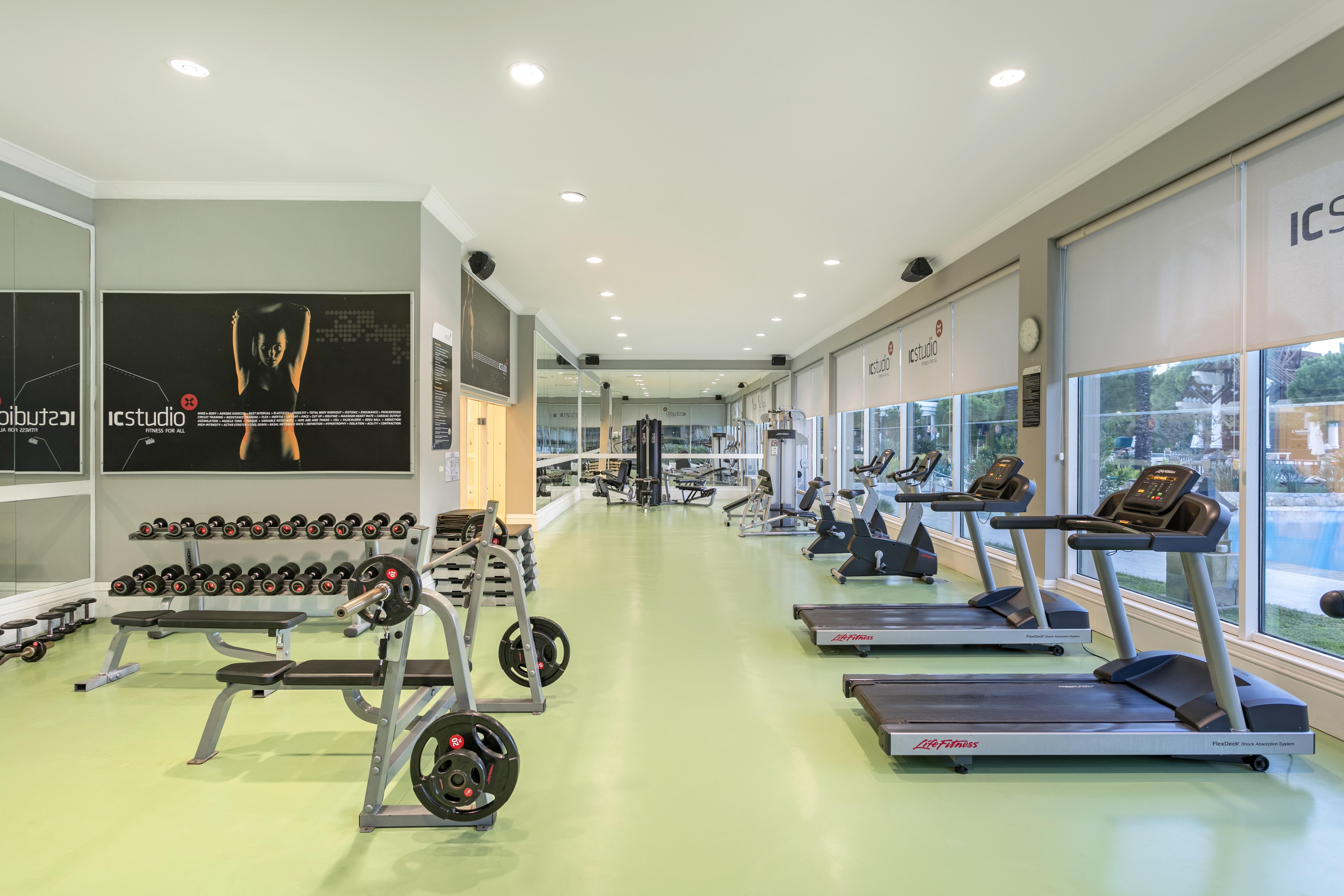 Ic Hotels Green Palace - Kids Concept Antália Exterior foto The gym at the hotel