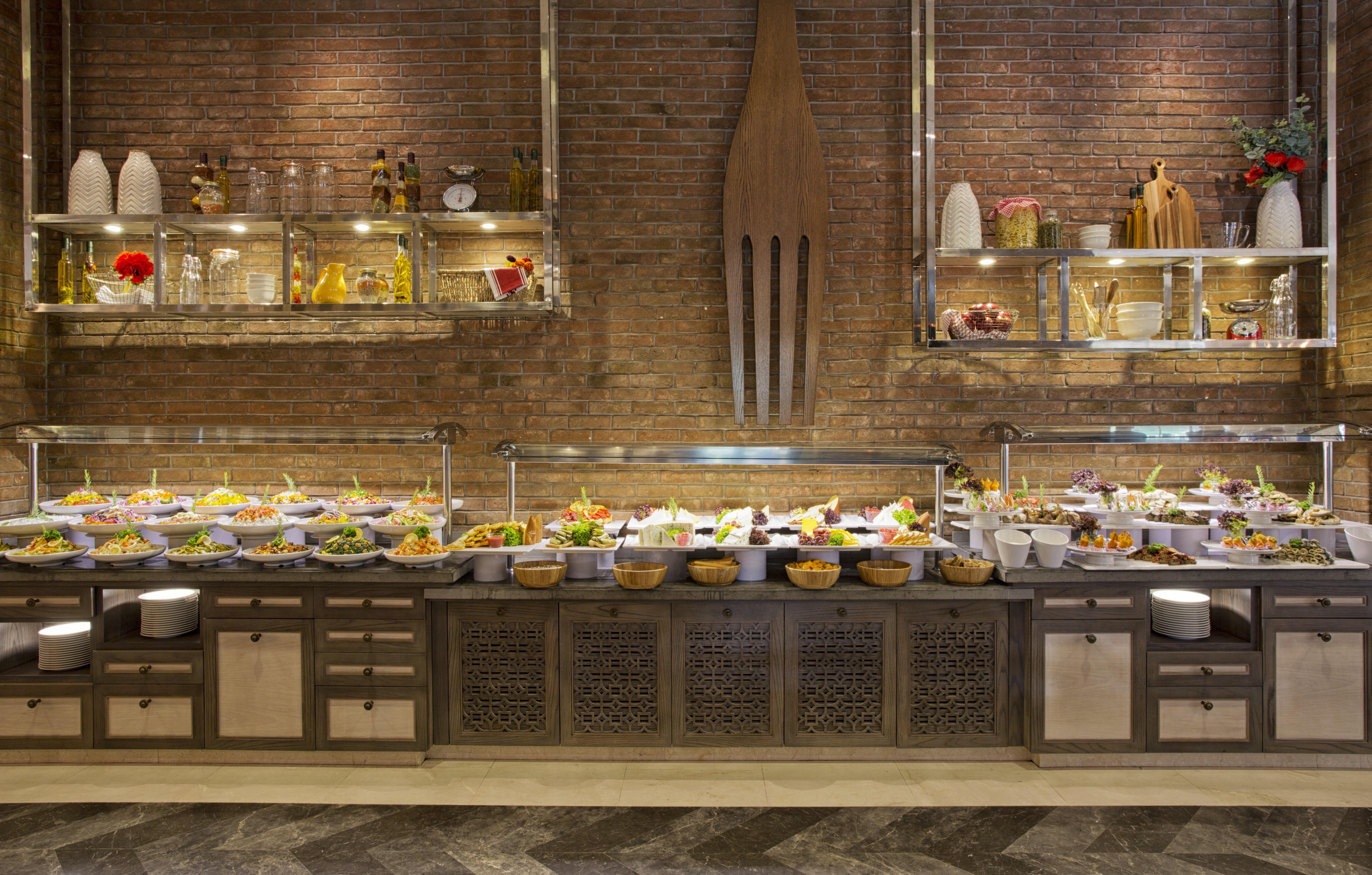 Ic Hotels Green Palace - Kids Concept Antália Exterior foto A salad bar